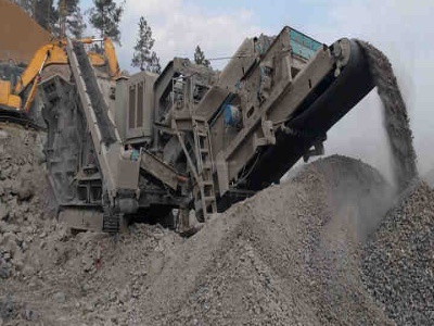 consultancy on crushing and screening plants